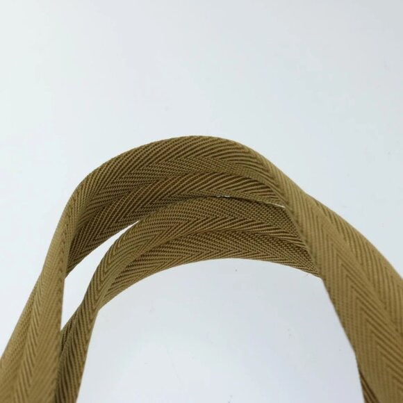 PRADA Hand Bag Nylon Beige Auth 69941 - Picture 9 of 15